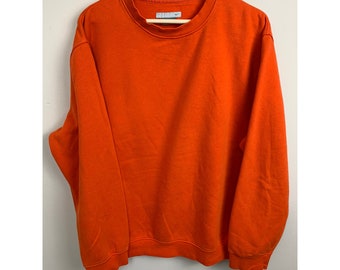 Nike Orange Y2K Blank sweatshirt