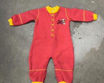 Vintage 1990s Kids University of Minnesota Snap Onesie Size 18 Months