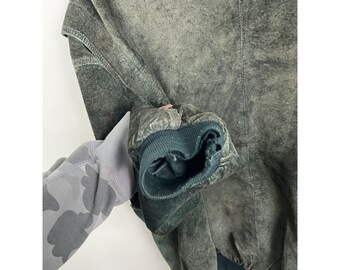 Vintage Leather Jacket Sierra Suede Emerald Green Leather Jacket