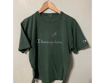 Maglietta Champion Spellout vintage anni '90