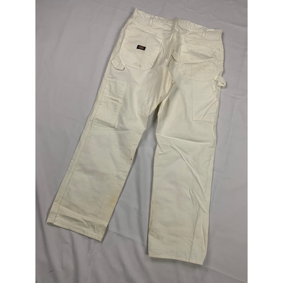 Vintage Dickies White Painters Pants 36x30 - image 2