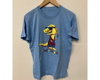 Vintage 1987 Party Animal Nee Orleans Teevintage tshirt