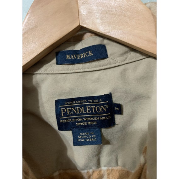 Vintage 80s/90s Pendleton Maverick Check Flannel … - image 2