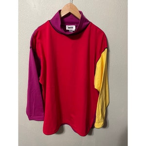 Vintage Leslie Fay Sport Color Block Longsleeve