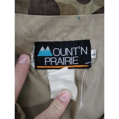 Vintage 90s Mount'n Prairie Duck Camo Canvas Hunting Jacket
