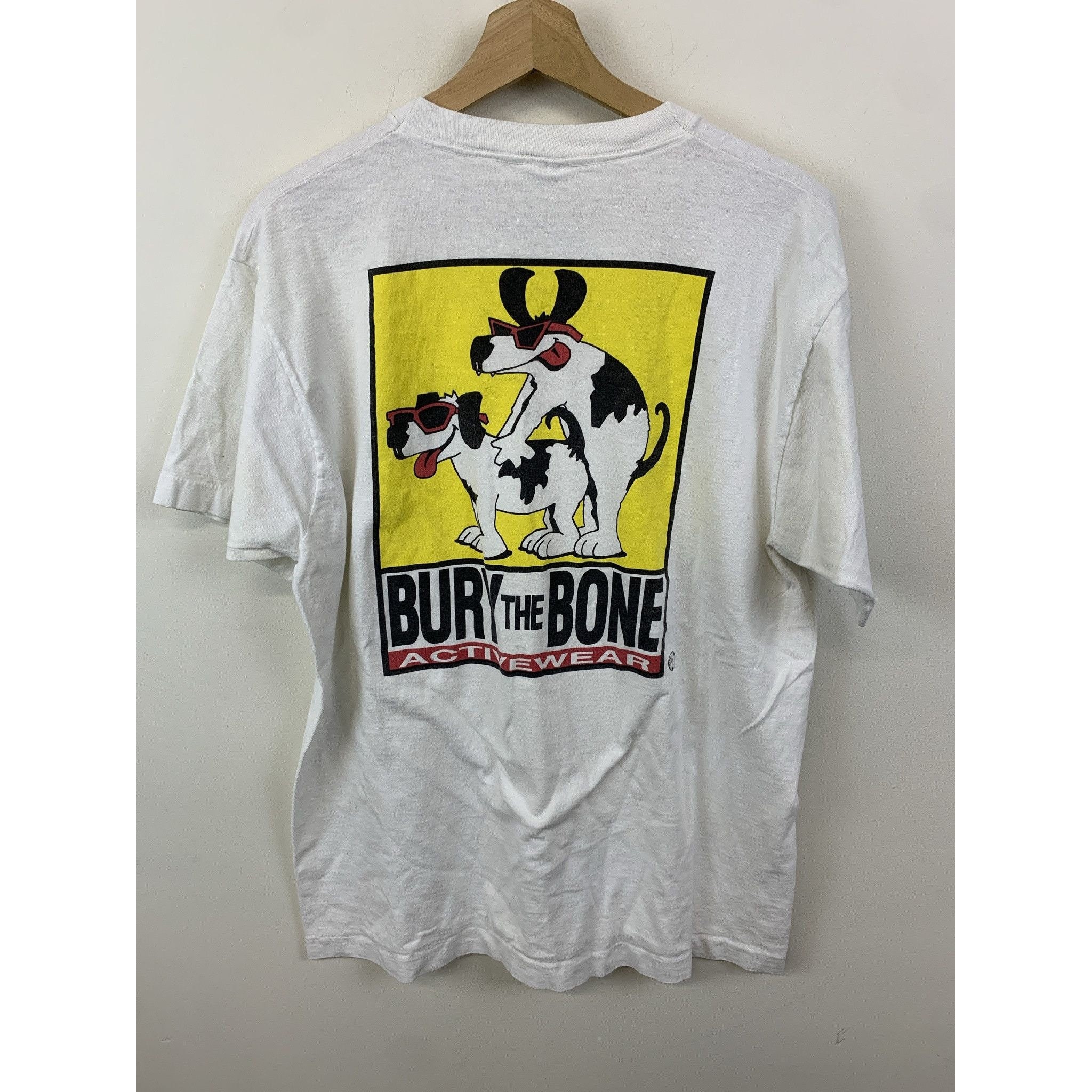 Vintage Bury the Bone Activewear 1990s Single Stitch Tee Vintage Bury the Bone Activewear 1990s Single Stitch Tee