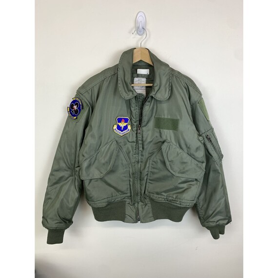 Vintage Military Air Force Zip up Jacket 1990s Military