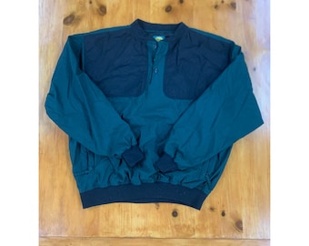 Vintage Cabelas Forest Green Shooting Hunting Jacket Fathers Day