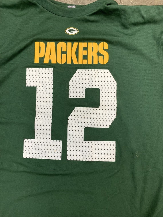 Araron Rodgers Green Bay Packers Football Jersey #12 Size XL NFL