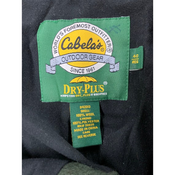 Vintage Cabelas Wool Pants 39x26 2000s y2k 90s 80… - image 5
