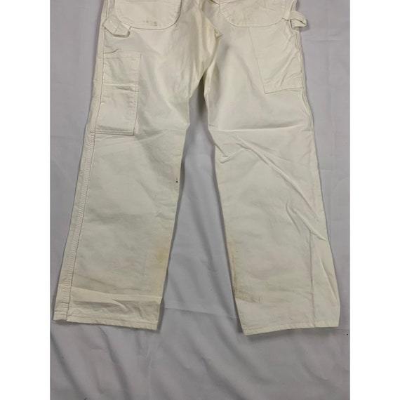 Vintage Dickies White Painters Pants 36x30 - image 6