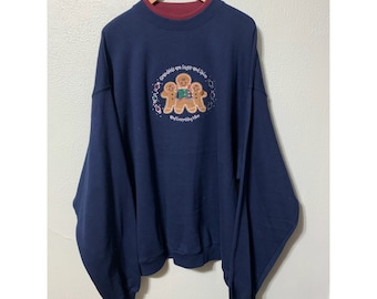 Vintage Gingerbread Man Grandma Crewneck