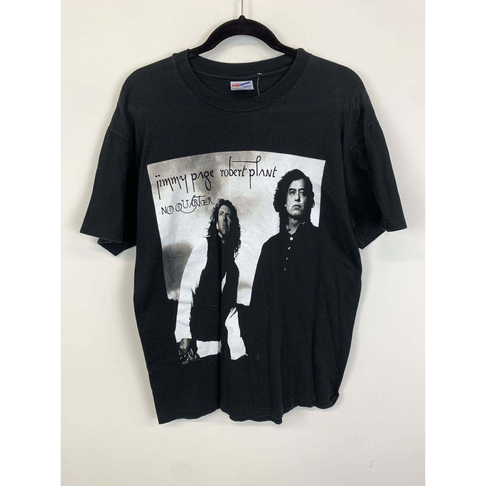トップス 90s Jimmy Page & Robert Plant tour tee 1990s Jimmy Page & Robert Plant Tour T Shirt Led Zeppelin