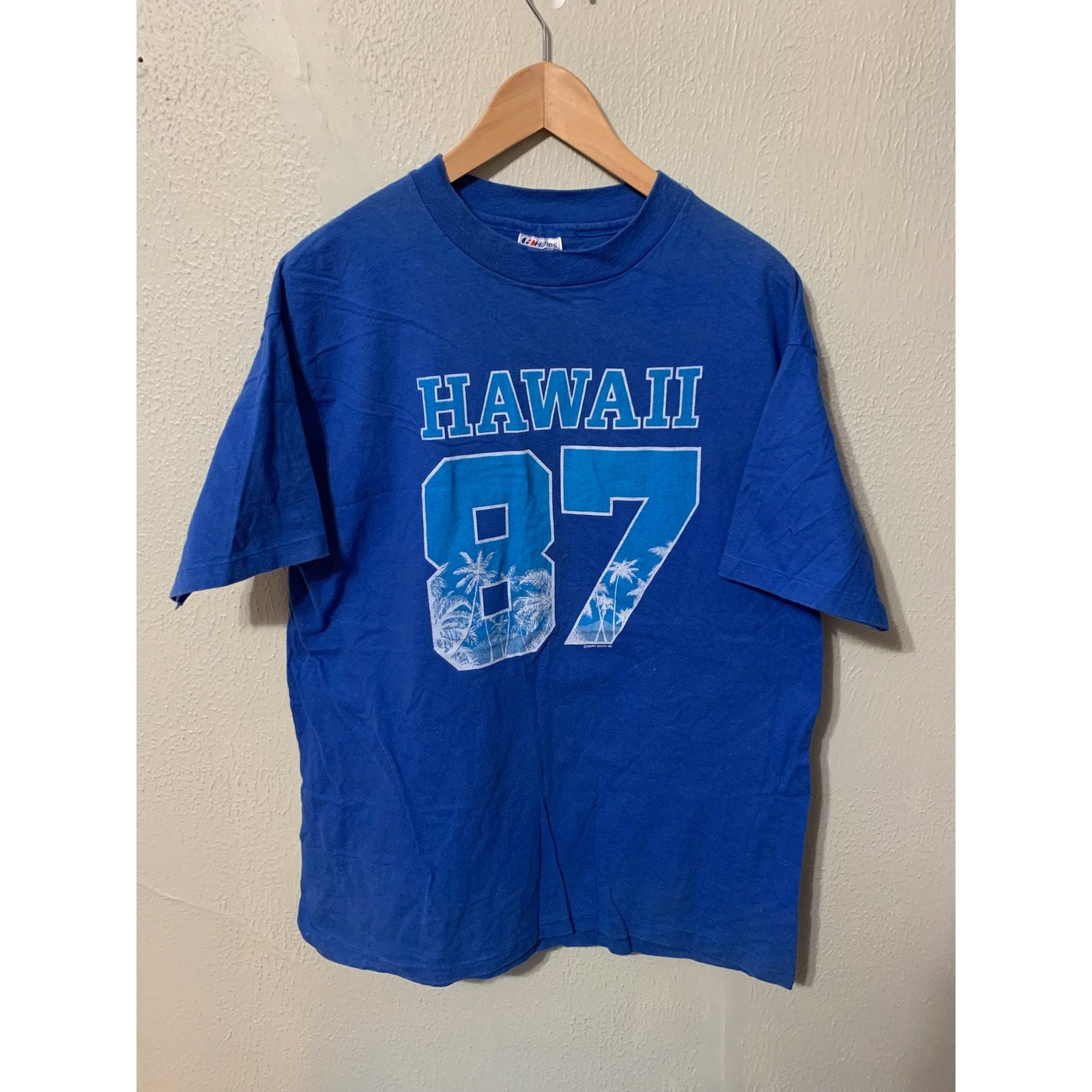 Vintage Hawaii 87 Tee - Etsy