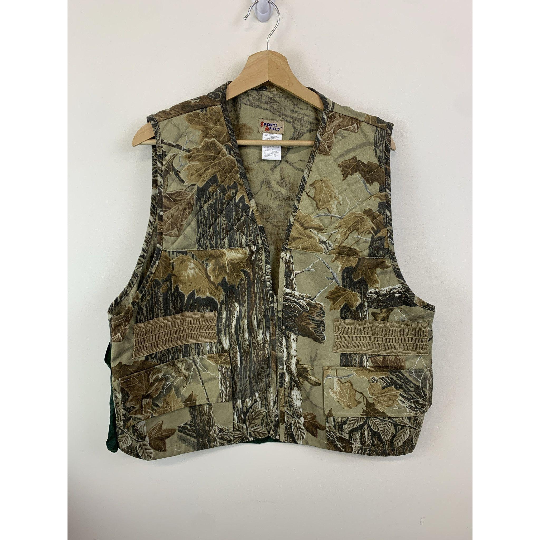 90’s vintage Dead stock Huntting Vest Vintage 1990s Hunting Puffer Vest Size Small Brown Full Zip