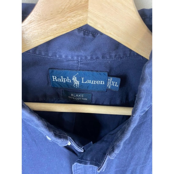 Vintage Polo Ralph Lauren Navy Shirt - image 2