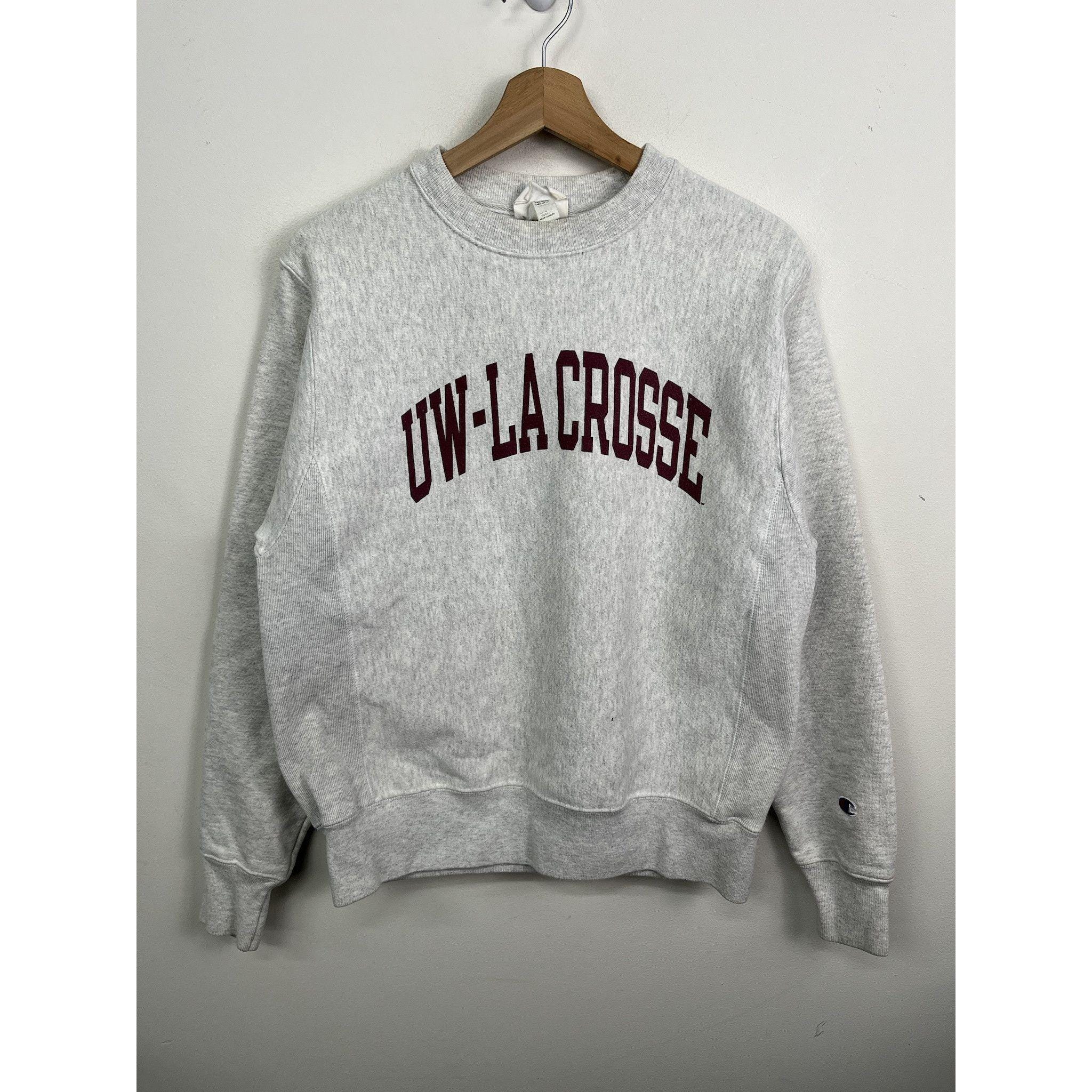 Vintage Champion Reverse Weave UW Lacrosse Crewneck Collese 