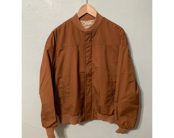 Vintage 1970s Brown Harrington Jacket