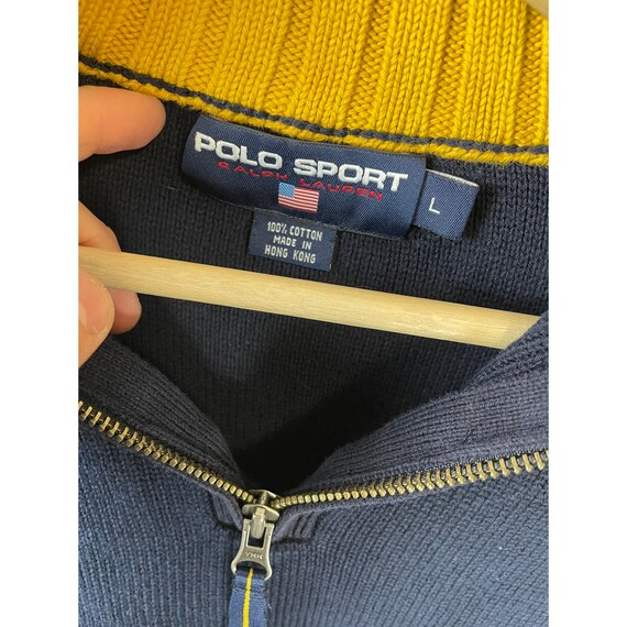 Vintage Polo Sport Knit Quarterzip - image 2