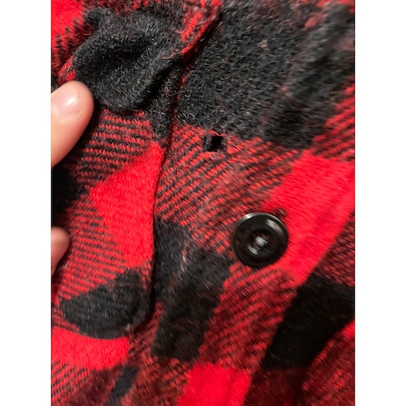 Vintage 1980s Buffalo Plaid Flannel Shirt - image 2