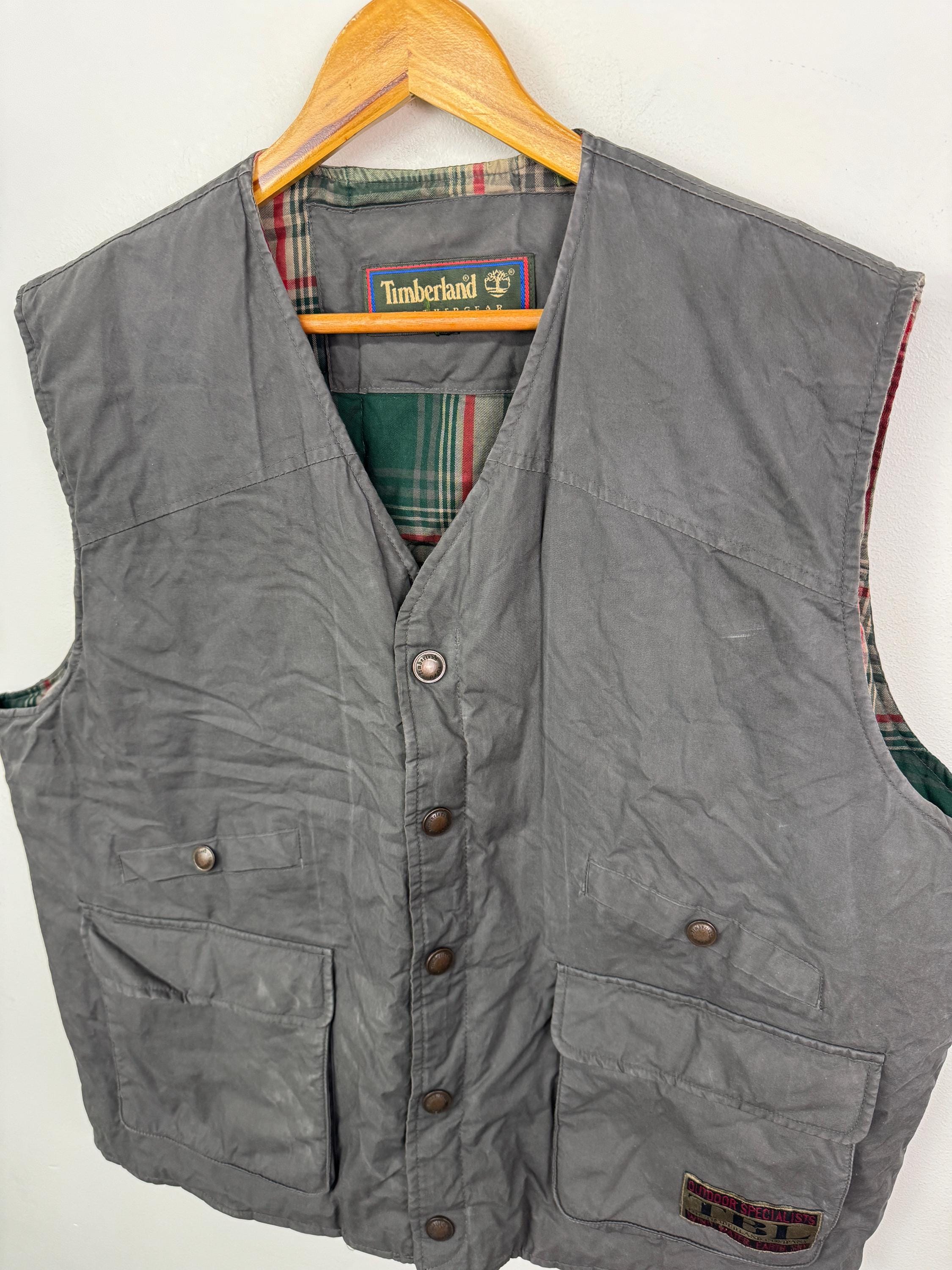 希少 90s Timberland Weathergear Down Vest Rare 90s Timberland Weathergear Down Vest