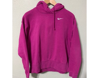 Sudadera con capucha Nike vintage con logo a cuadros. Regalo para él. Regalo para ella.