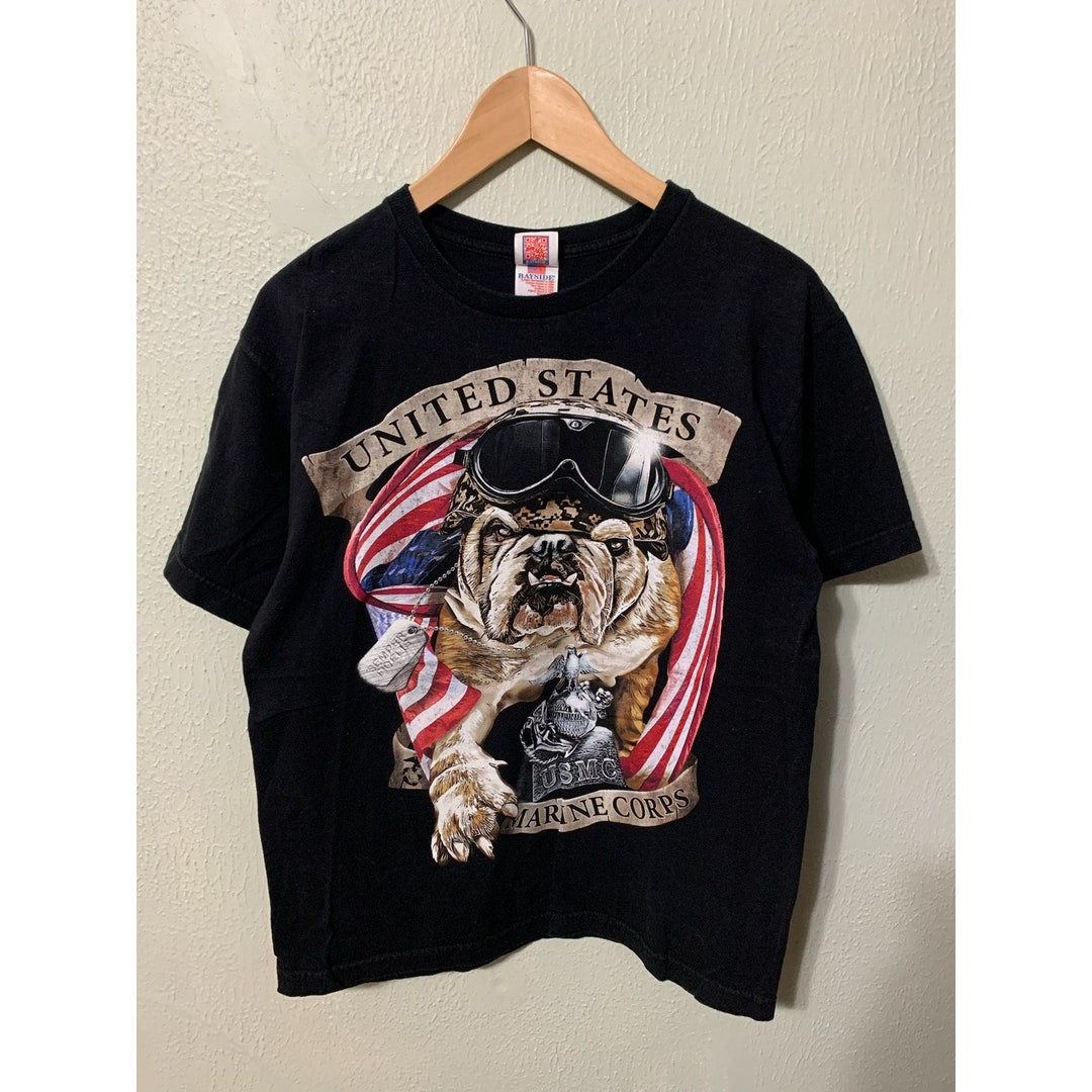 【AVIREX】USMC BULLDOG T-SHIRT Vintage USMC Bulldog T-shirt - Etsy
