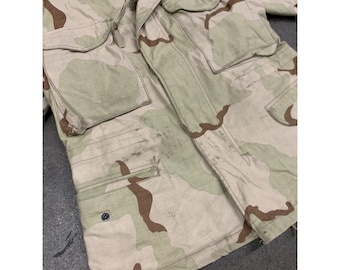 Vintage Iraqi Freedom Sand Camo Jacket