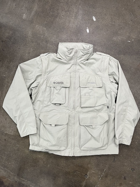 Vintage Columbia Jacket 1990s Removable Sleeve Jacket Size L Vintage Columbia Jacket 1990s Removable Sleeve Jacket Size L