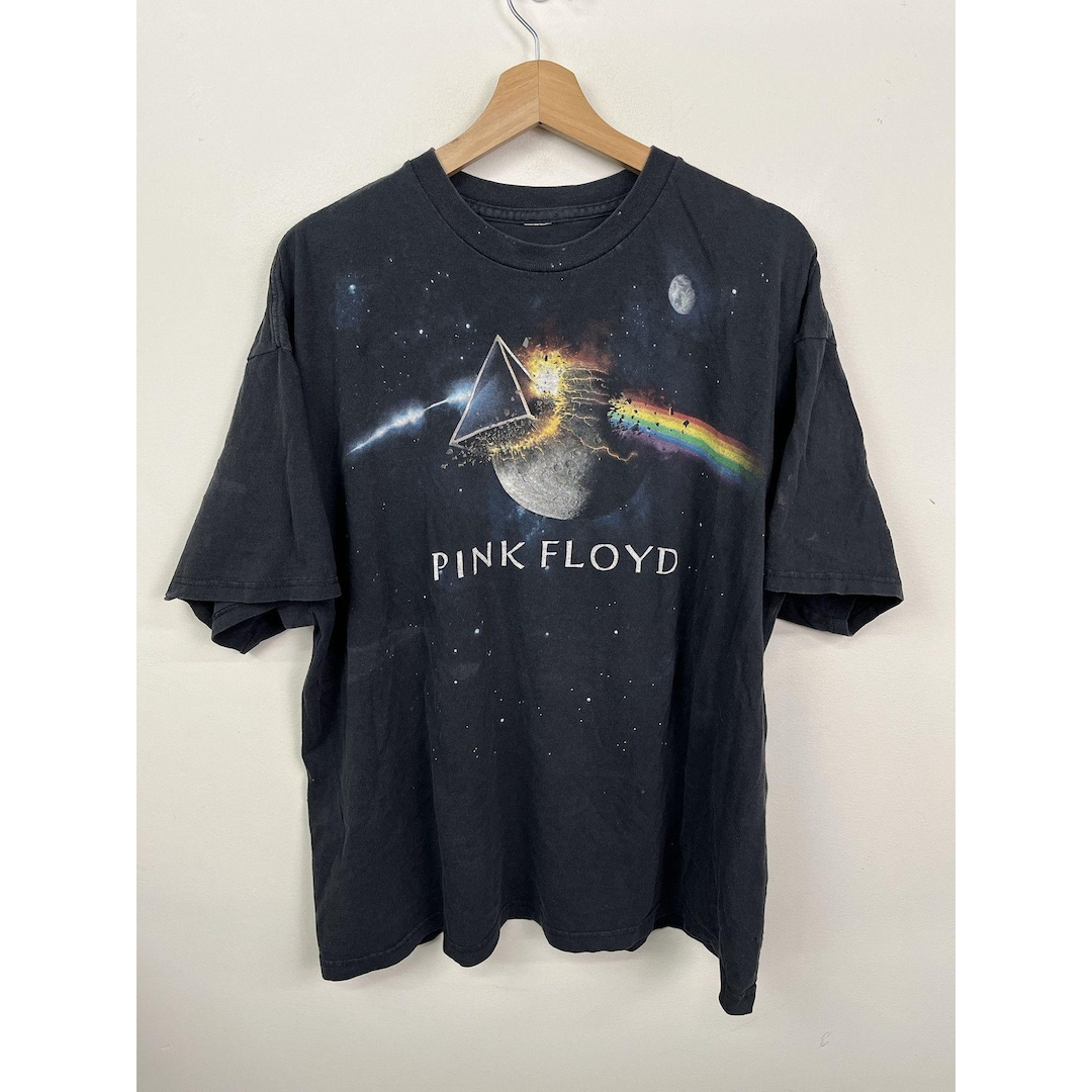 Tee-shirt Vintage Pink Floyd Homme - Taille M/L - Couleur Gris - Occasion Très Bon état