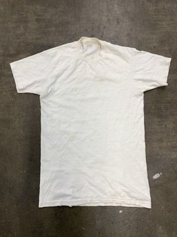 T-shirt Vintage Hanes 'deutschland' - Taille L, Blanc, 100% Coton, Occasion Très Bon état