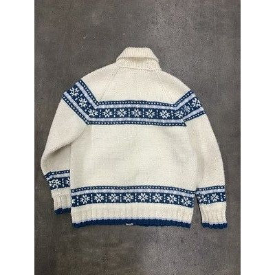 トップス 80s vintage  cowichan knit sweater 1980s Cowichan Knit Sweater - Etsy