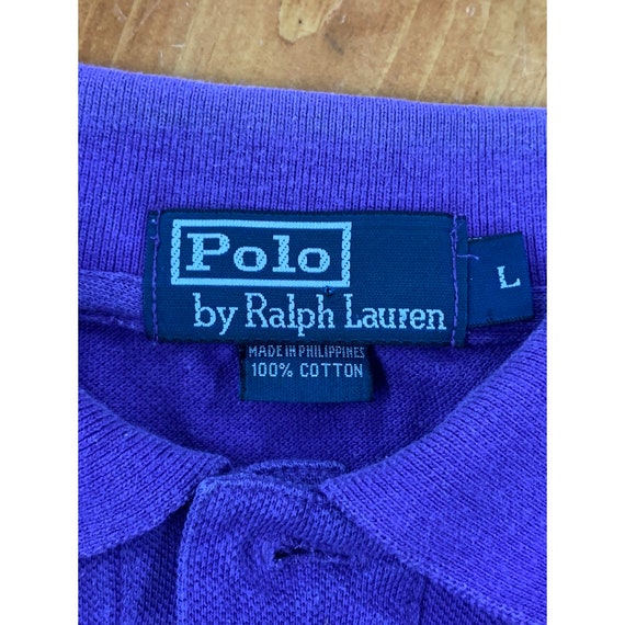 Vintage Polo Ralph Lauren Purple Polo - image 3