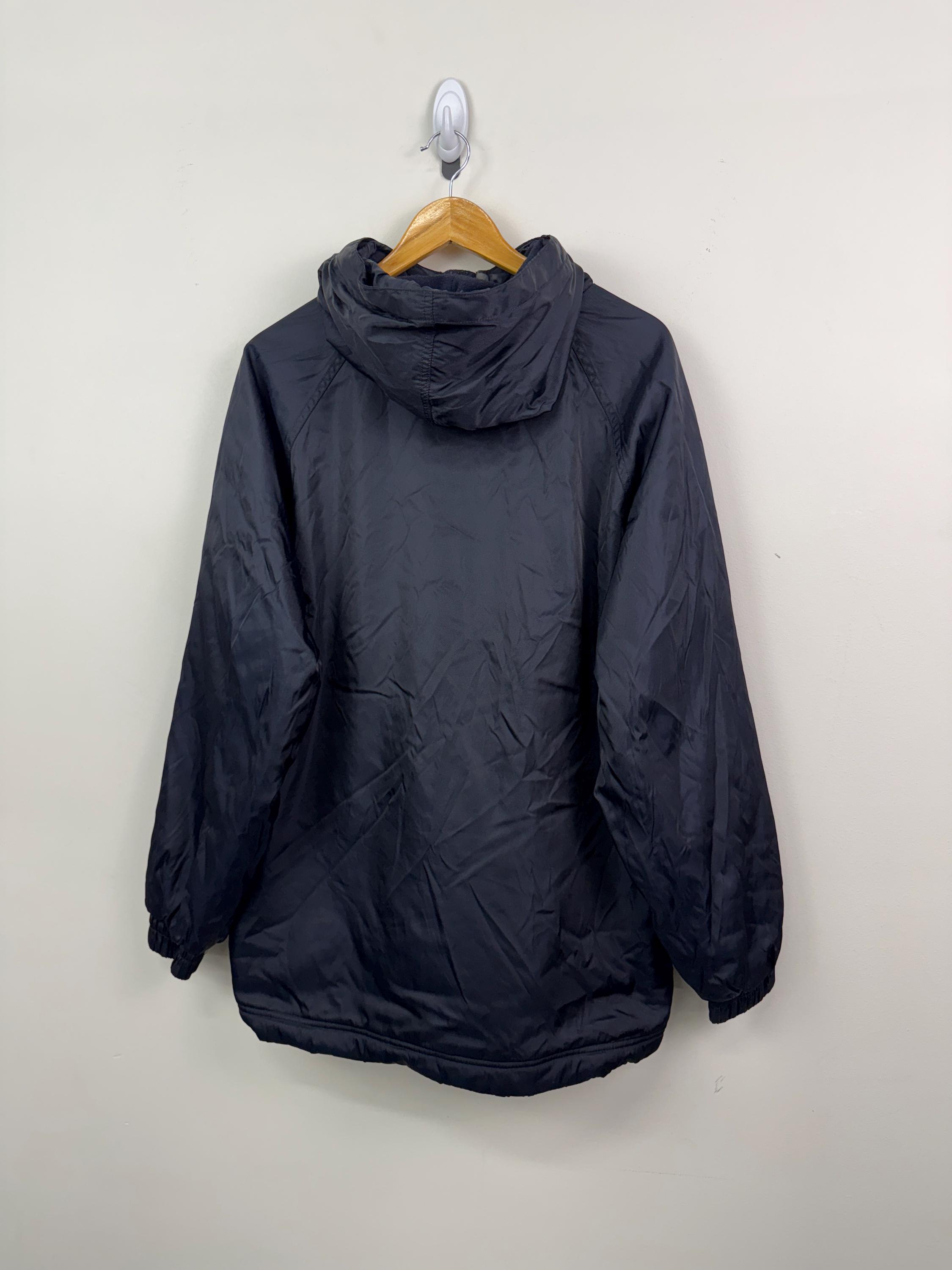 Vintage Y2K Abercrombie and Fitch Fleece Lined Navy Blue Nylon