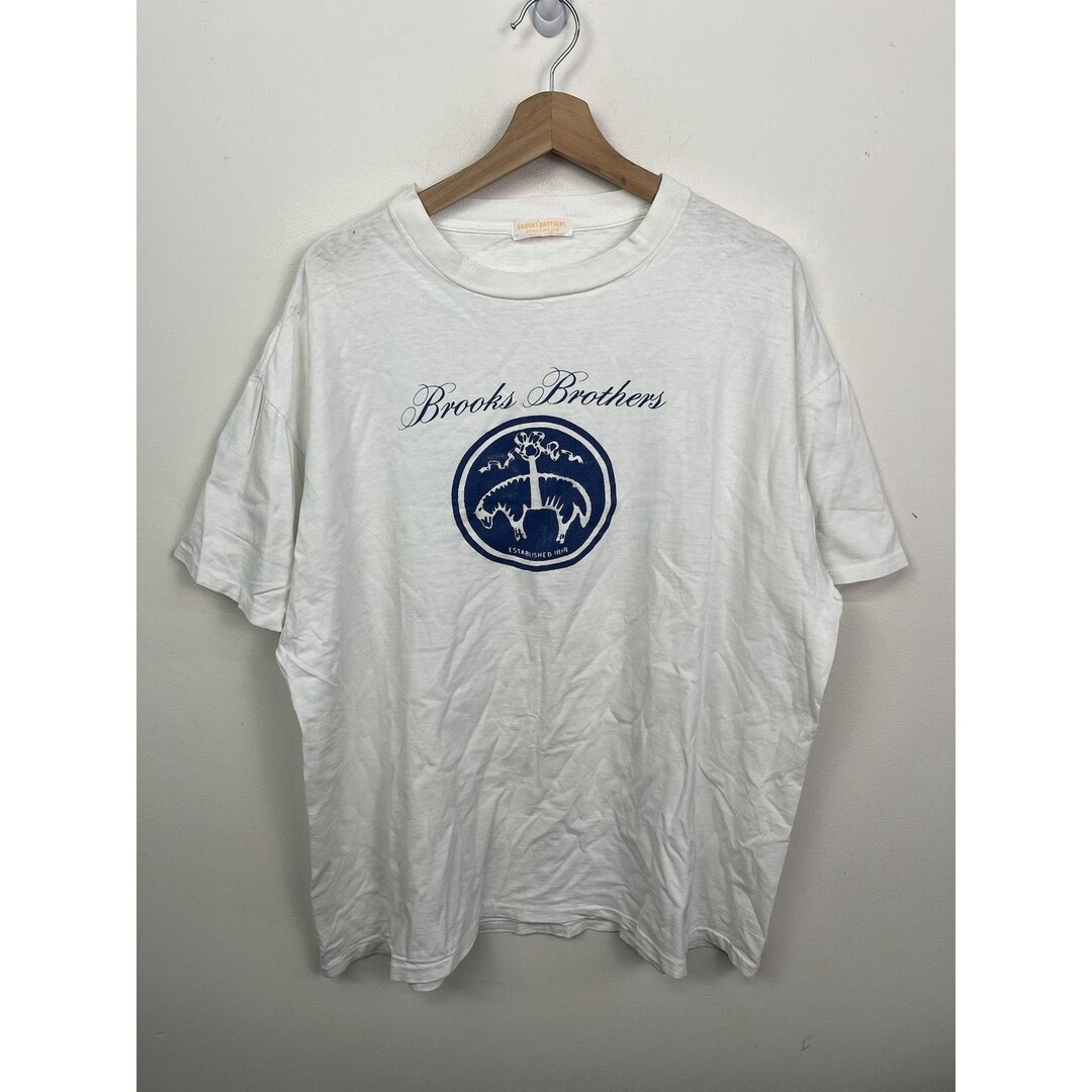 Vintage Y2K Brooks Brothers Logo Tee Shirt Size Xlvintage Tshirt