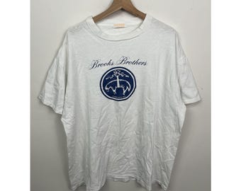 Vintage Y2K Brooks Brothers Logo Tee Shirt Size Xlvintage Tshirt