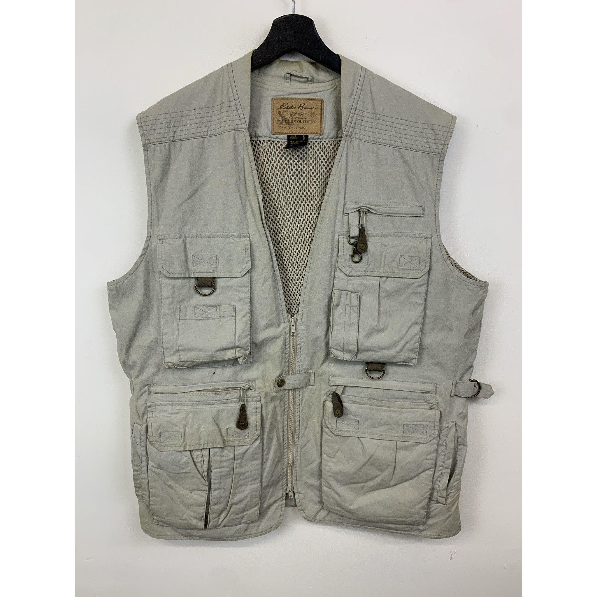 Christmas Gift Ideas Vintage Tactical Vest Eddie Bauer Beige