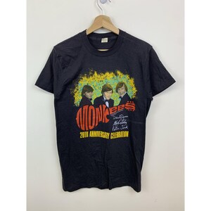 Vintage Monkees 1986 Tee Shirt 1980s Single Stitch Tee Size M (L) Vintage 1980s Single Stitch Band Tee Rare Find Giftvintage tshirt