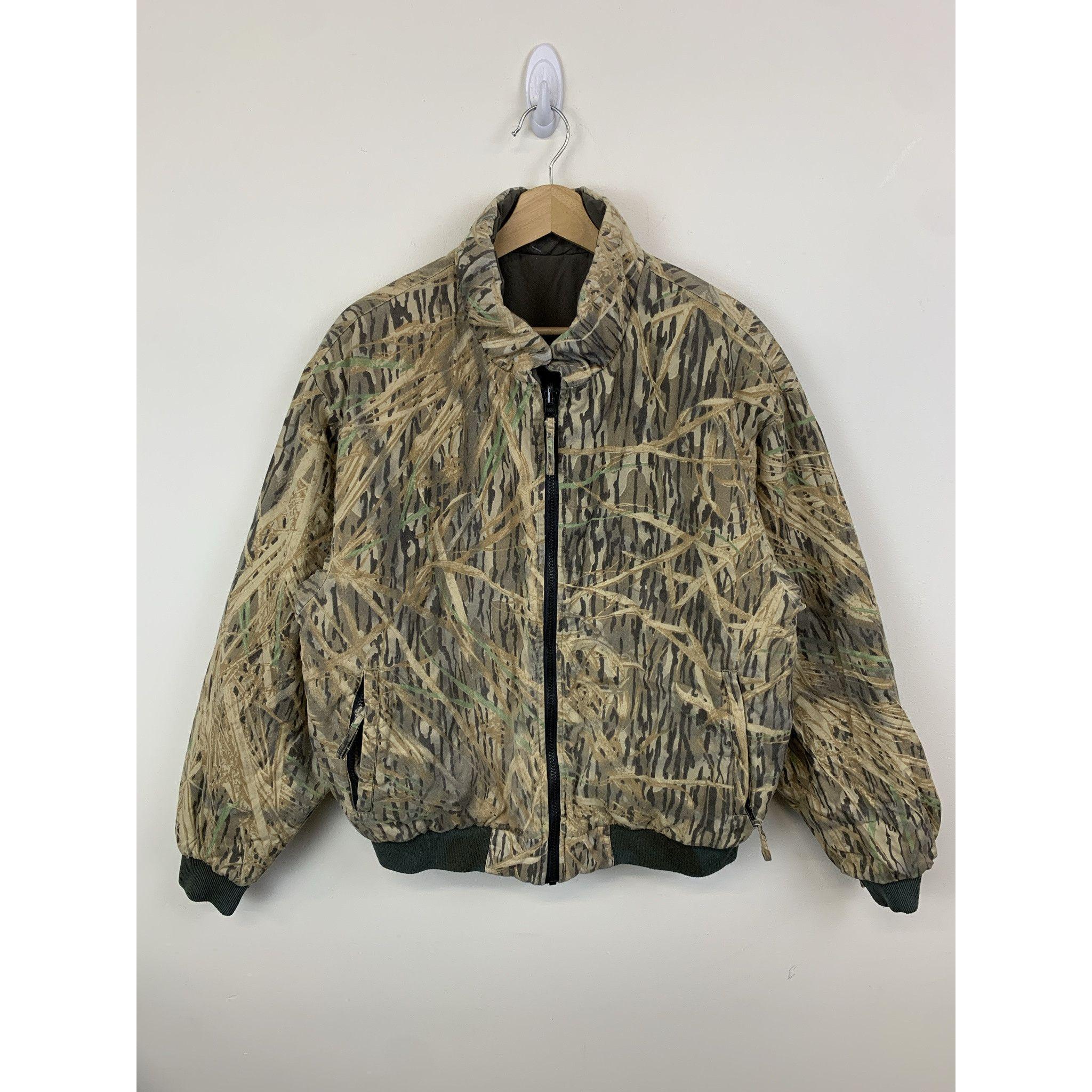 Jaqueta Browning Shadow Grass Realtree Puffer Vintage dos anos 90, tamanho G, jaqueta de inverno rara dos anos 90, presente de Natal