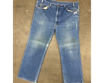 Vintage Levi’s Sunbleach 540 Cropped Jeans 38 x 26