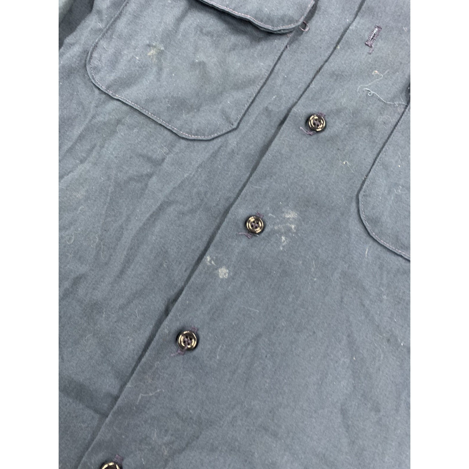 Vintage 80s Two Pocket Button Down Work Shirt - Etsy Canada