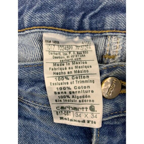 Vintage Carhartt Fade Distressed Jeans 2000s y2k … - image 4