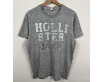 Vintage 1990s Hollister Single Stitch Tee Shirt Size Lvintage tshirt