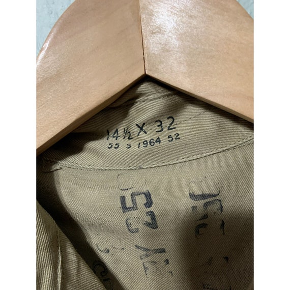 Vintage 1960s Army Vietnam Fatigue Shirt - image 2