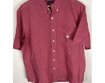 Vintage Red White Check Shirt