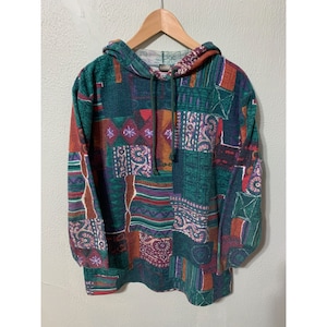 Sudadera con capucha vintage con diseño de bola de plasma