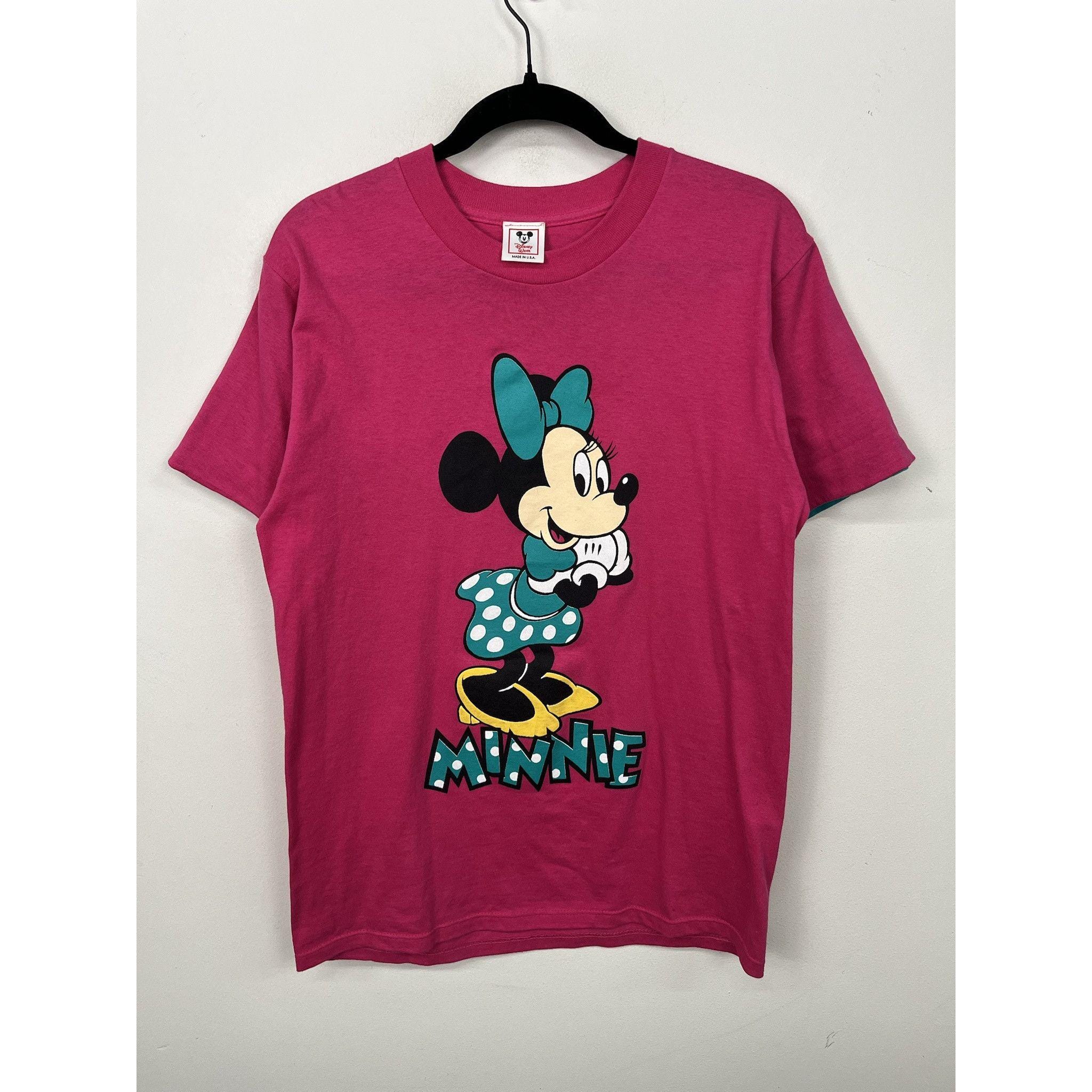 90年代ヴィンテージ ミニーマウス ディズニー Tシャツ サイズM - Etsy 日本