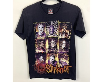 M/L * Vintage 2002 Slipknot Long Sleeve T Shirt * Vtg Tour Nu