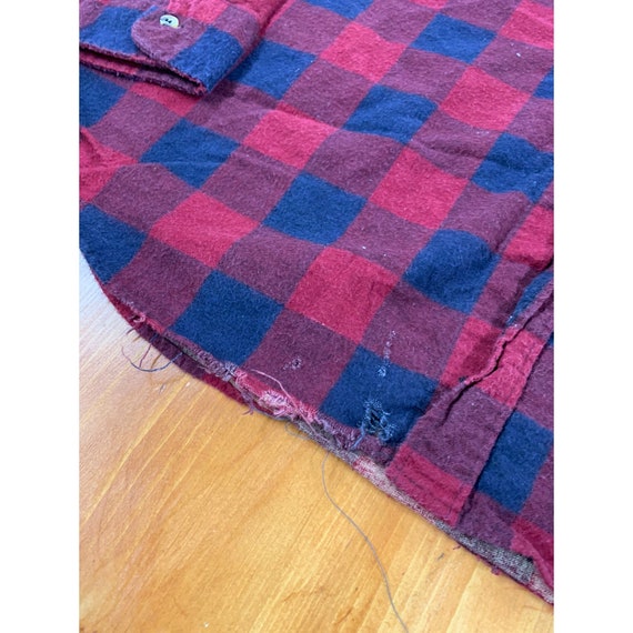 Vintage Red Checker Flannel - image 2