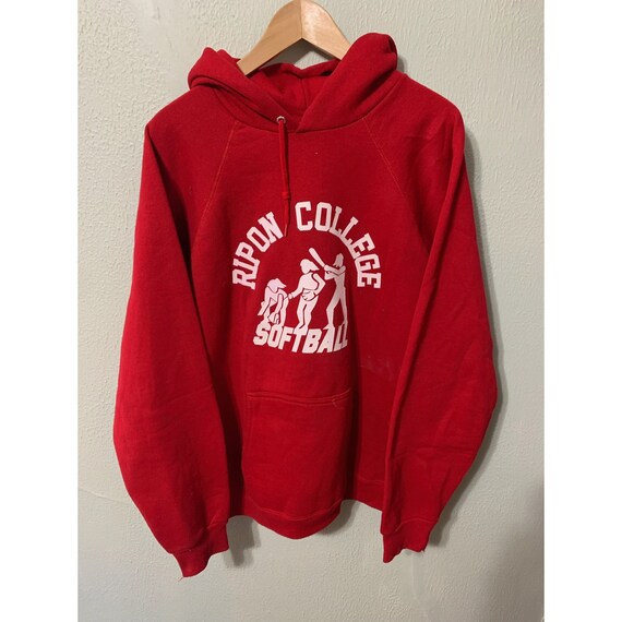 Vintage 1990s Ripon College Hooded Sweatshirt